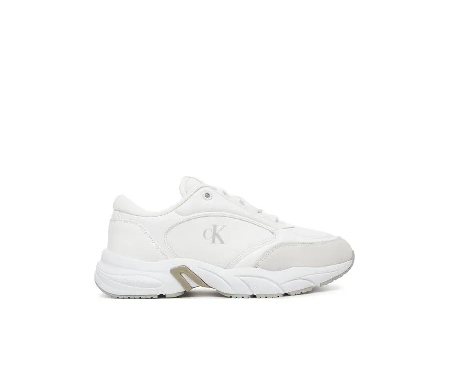 obrazek 1 Calvin Klein Jeans Sneakersy Retro Tennis Mg Mix YW0YW01743 Biały