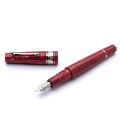 Picture A stunning pink fountain pen with a silver nib Leonardo