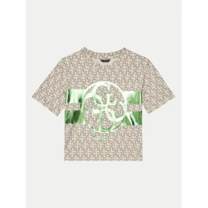 Zdjęcie Guess T-Shirt J5RI04 K6YW4 Beżowy Regular Fit