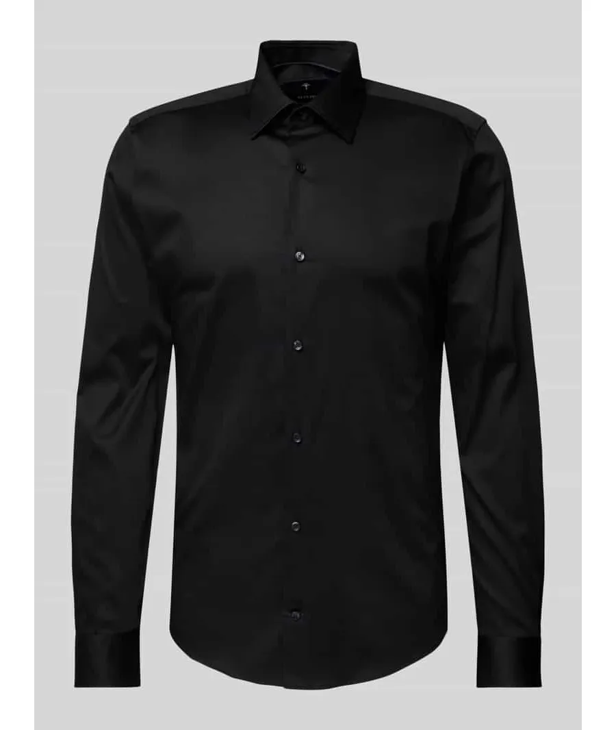 obrazek 1 Koszula biznesowa o kroju slim fit z kołnierzykiem typu kent model ‘Pit’