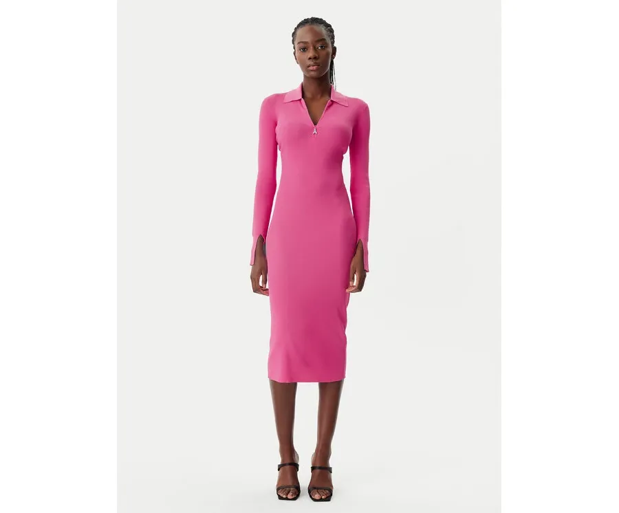 obrazek 1 Patrizia Pepe Sukienka dzianinowa 8A1491/K078-R846 Różowy Slim Fit