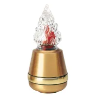 Picture Italian electric lamp made of bronze for tombstones