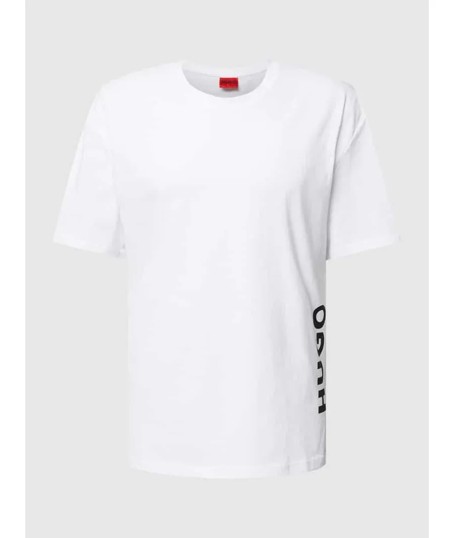 obrazek 1 T-shirt o luźnym kroju z nadrukiem z logo