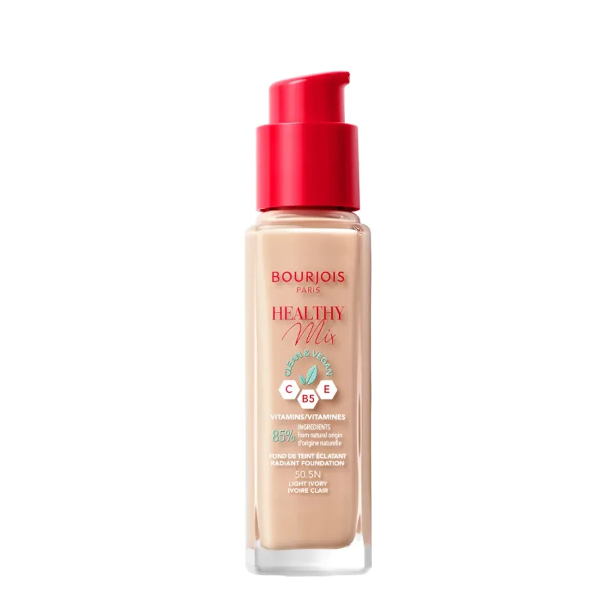 obrazek 1 Bourjois Healthy Mix Clean & Vegan 50,5 Light Ivory Podkład do twarzy Light Ivory 30 ml