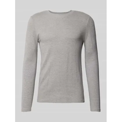 Zdjęcie Bluzka z długim rękawem o kroju regular fit z bawełną ekologiczną