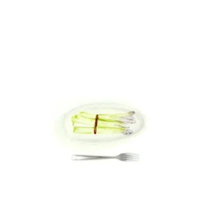 Zdjęcie Talerzyk na łyżkę z motywem szparagów - Le Ceramiche