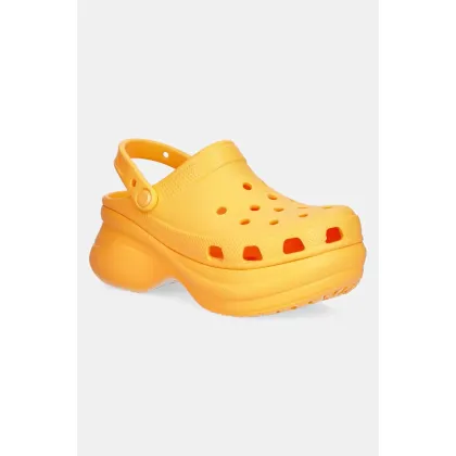 Zdjęcie Crocs klapki Classic Bae Clog W damskie kolor pomarańczowy na platformie 206302.85Q