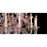 Picture Luxurious chandelier for 12 bulbs from Italy - Vetreria Artistica Rosa