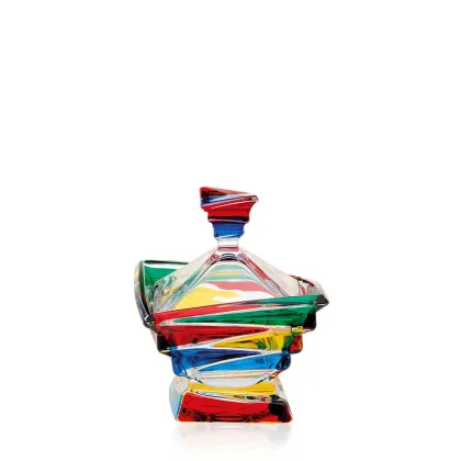 Zdjęcie Pudełko na cukierki z ręcznie malowanego szkła