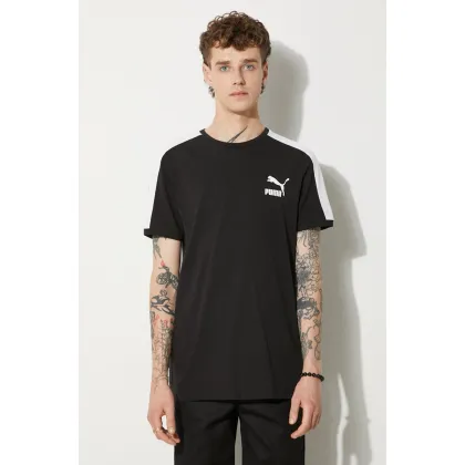 Zdjęcie Puma t-shirt T7 męski kolor czarny z aplikacją 538204