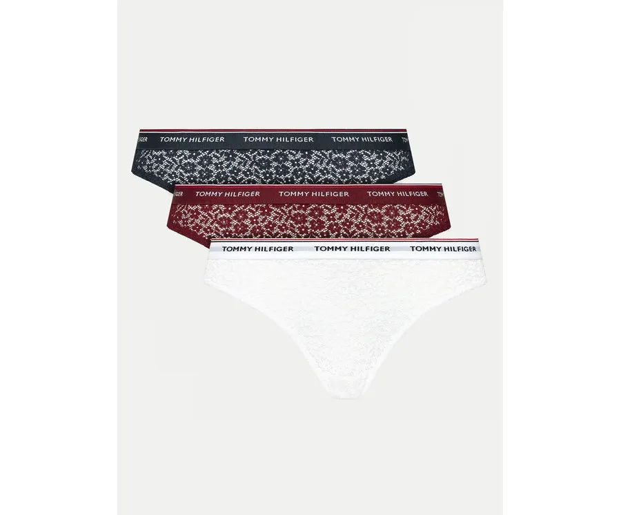 obrazek 1 Tommy Hilfiger Komplet 3 par fig klasycznych UW0UW04897 Kolorowy