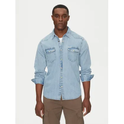 Zdjęcie Guess Jeans Koszula M5RH55 D5M82 Niebieski Regular Fit