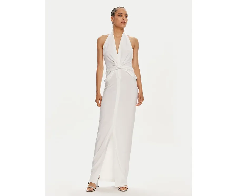 obrazek 1 NORMA KAMALI Sukienka wieczorowa ST1243HPD51944 Biały Slim Fit
