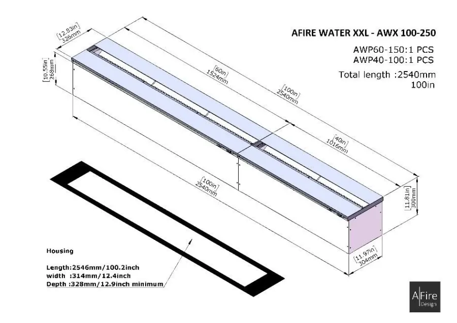 obrazek 9 Modułowy luksusowy kominek do salonu - A fireplace