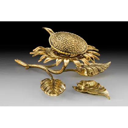 Picture Sunflower ashtray