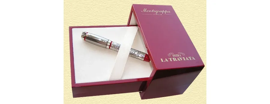 picture 5 Artistic Silver/Celluloid Fountain Pen - Traviata - Serie Emozioni in Musica