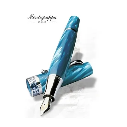 Zdjęcie Turquoise/Cyan Celluloid Fountain Pen Miya Montegrappa