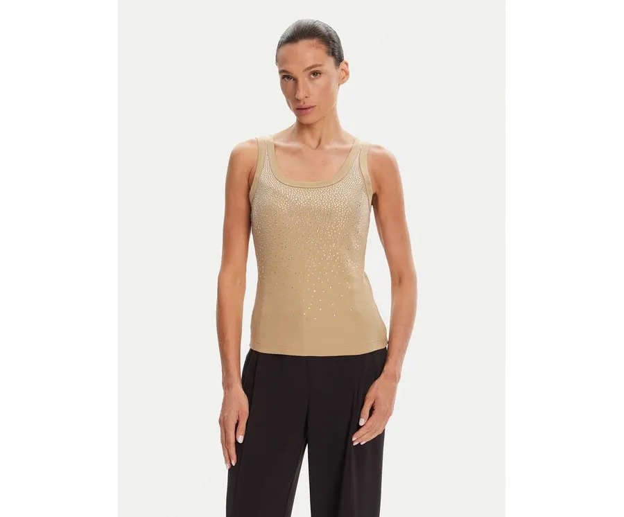 obrazek 1 Rinascimento Top CFC0124040003 Beżowy Regular Fit