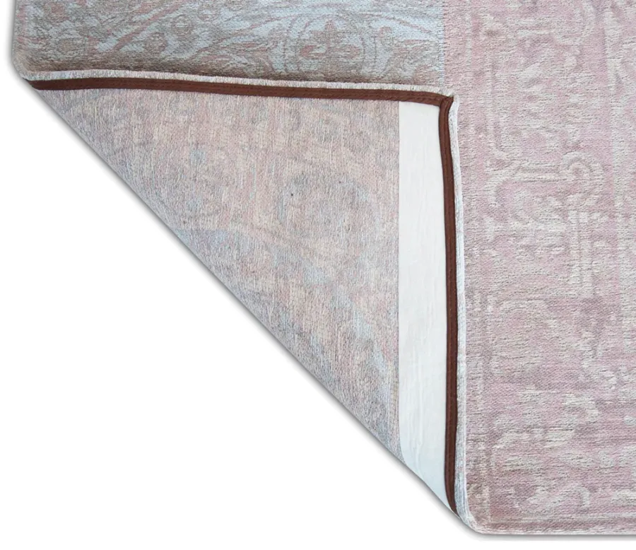 obrazek 5 Stylowy różowy dywan patchwork - BOLSHOI PINK 8238