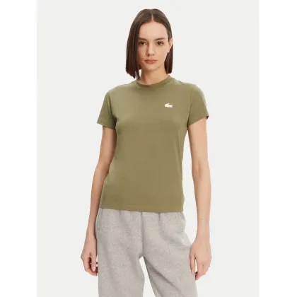 Zdjęcie Lacoste T-Shirt TF9246 Khaki Slim Fit