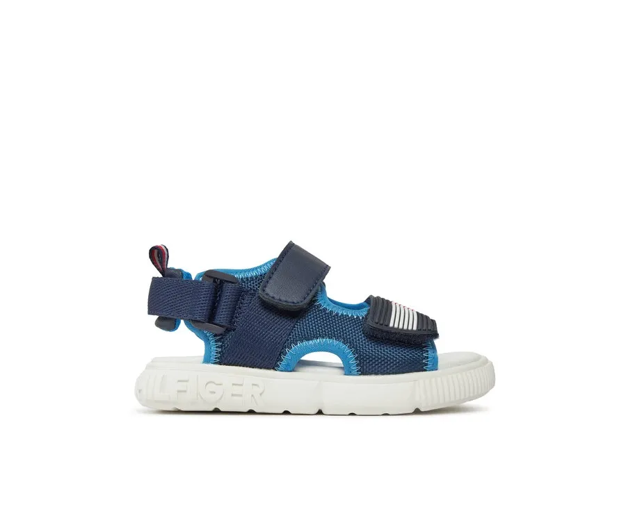 obrazek 1 Tommy Hilfiger Sandały Velcro T1B2-33420-1591 S Granatowy