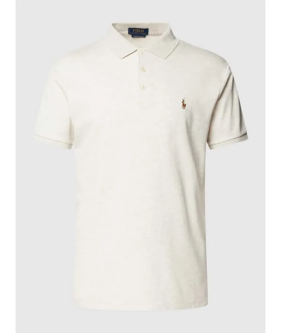 obrazek 1 Polo Ralph Lauren Polo 710713130002 Écru Custom Slim Fit
