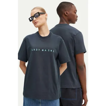 Zdjęcie Sunnei t-shirt bawełniany kolor granatowy z aplikacją RTWXJER007