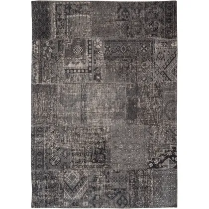 Zdjęcie Niecodzienny czarny dywan patchwork - DESERT EYE 8687