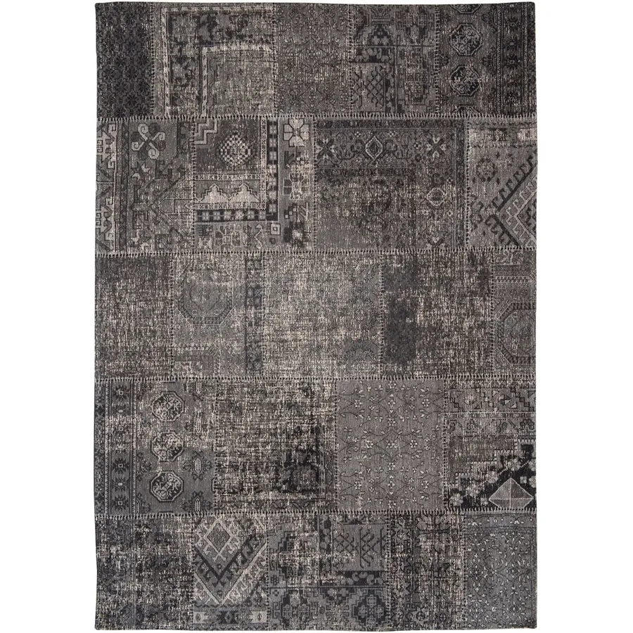 obrazek 1 Niecodzienny czarny dywan patchwork - DESERT EYE 8687