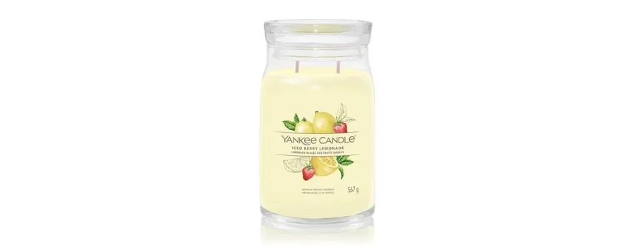 obrazek 1 Yankee Candle Iced Berry Lemonade Świeca zapachowa 567 g