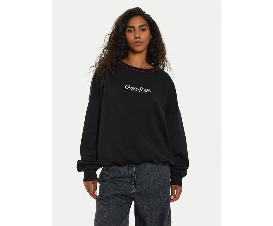 obrazek 1 Guess Bluza W4BQ18 KC811 Czarny Regular Fit