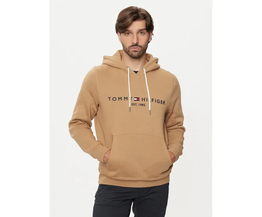 obrazek 1 Tommy Hilfiger Bluza Logo MW0MW11599 Brązowy Regular Fit