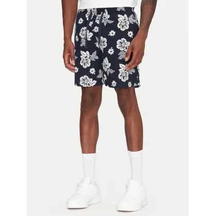 Zdjęcie Tommy Hilfiger Szorty materiałowe Slub Aop Beach DM0DM21947 Granatowy Regular Fit