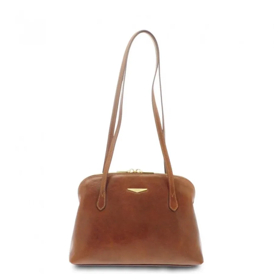 obrazek 3 Elegancka brązowa torebka z Włoch - Giudi