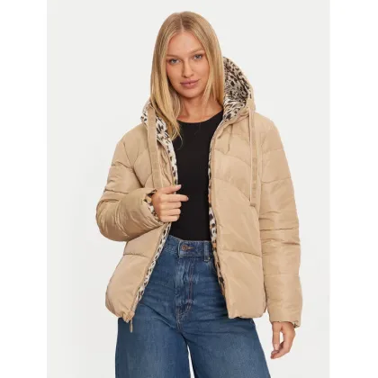 Zdjęcie Guess Kurtka puchowa Emelie W4BL38 WGK12 Beżowy Regular Fit