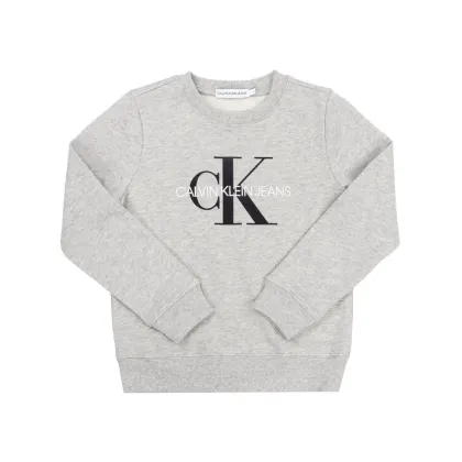 Zdjęcie Calvin Klein Jeans Bluza Monogram Logo IU0IU00069 Szary Regular Fit