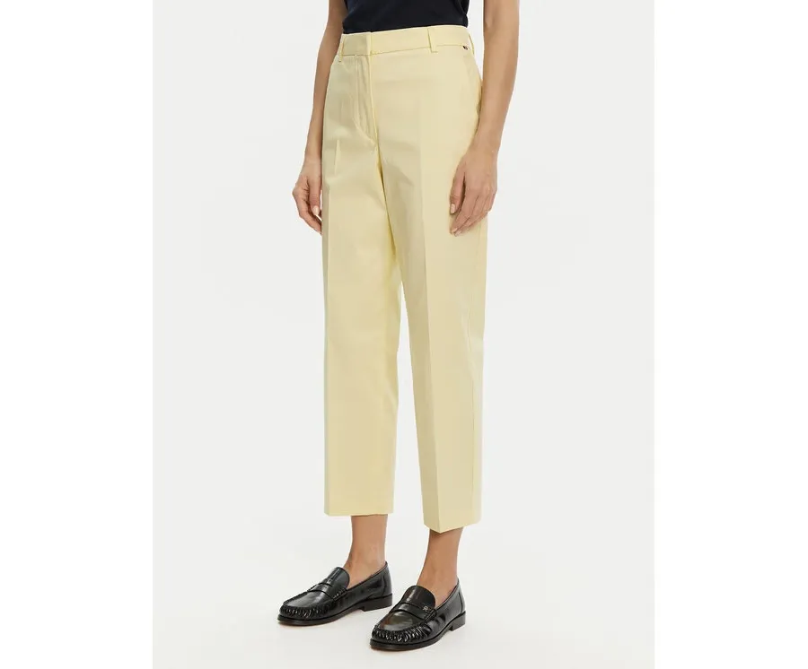 obrazek 1 Tommy Hilfiger Chinosy WW0WW40504 Żółty Straight Fit