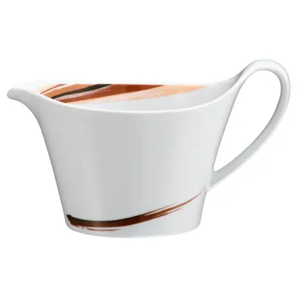 Zdjęcie Piękna luksusowa sosjerka z porcelany z nowoczesnym zdobieniem - Seltmann Weiden