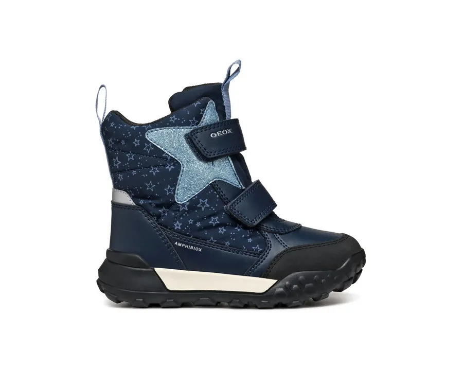 Geox Śniegowce J Trekkyup Girl B Ab J46M7C 0MNBC CF44Y D Granatowy