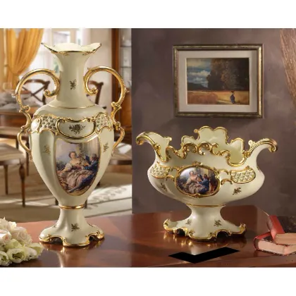 Zdjęcie Ceramiczna barokowa kompotiera - Bruno Costenaro