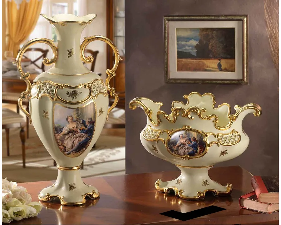 picture 1 Ceramic baroque compote - Bruno Costenaro