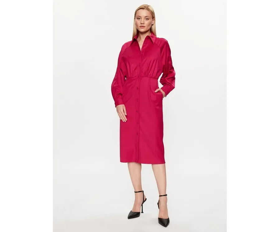 obrazek 1 Silvian Heach Sukienka koszulowa GPA23319VE Różowy Regular Fit