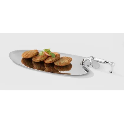 Zdjęcie Nieszablonowy talerz, taca do serwowania 40.5x16.5 cm