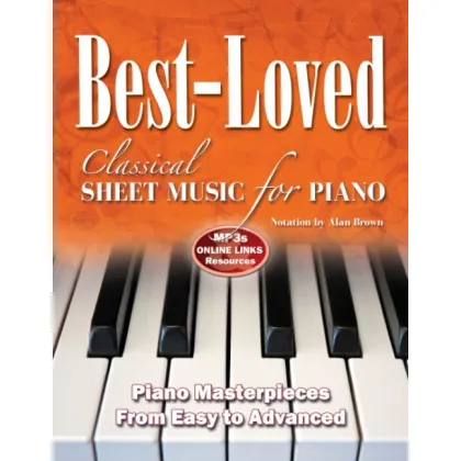 Picture Favorite classical sheet music for piano - Flame Tree Publishing