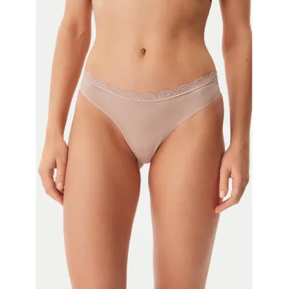 Zdjęcie Calvin Klein Underwear Stringi LV00QD5270 Beżowy