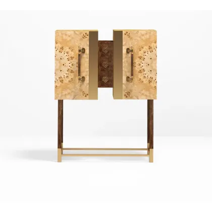 Zdjęcie Brązowa luksusowa gablota do salonu – Muranti