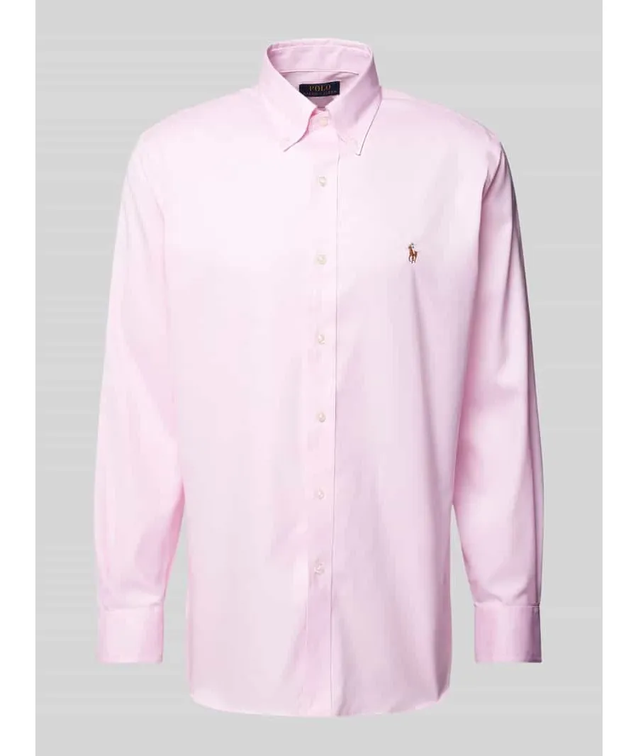 obrazek 1 Koszula biznesowa o kroju custom fit z kołnierzykiem typu button down