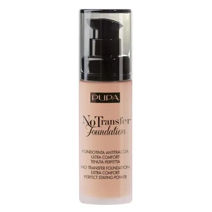 Zdjęcie Pupa No Transfer Długotrwały podkład do twarzy, 02 light beige 30 ml