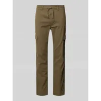 Zdjęcie Spodnie cargo o kroju slim fit ze sznurkiem model ‘Gymdigo’