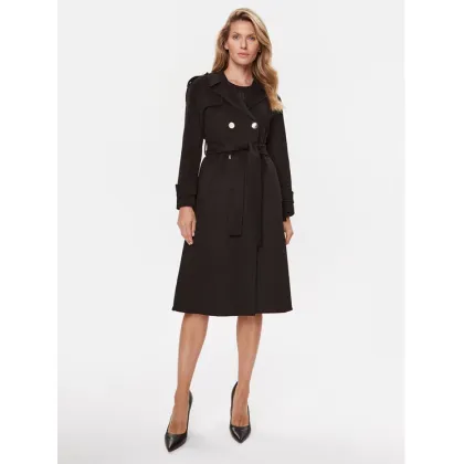 Zdjęcie Liu Jo Płaszcz wełniany CF3002 T3540 Czarny Regular Fit